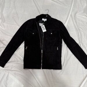 Reiss Men's Cash Suede Zip Jacket